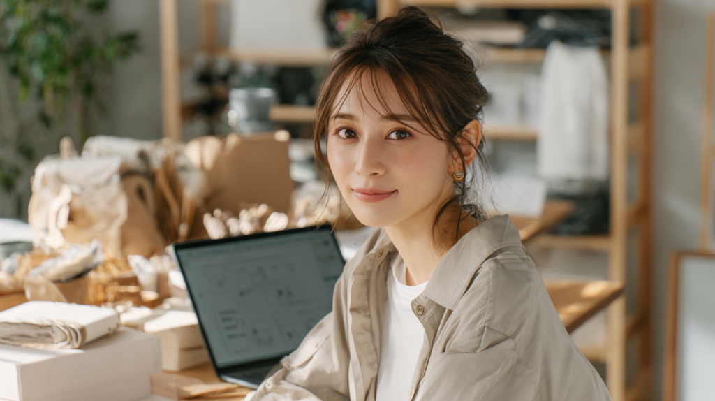 一人で開業できる仕事や自宅での働き方を考える女性