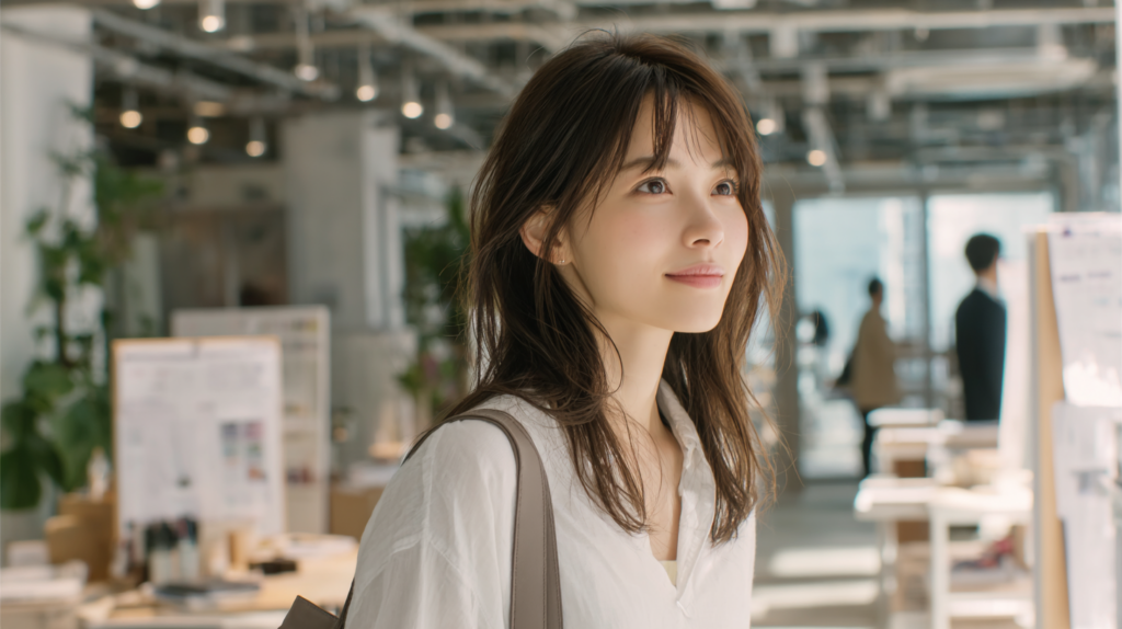 無料のキャリア相談や公的窓口の利用を検討する働く女性